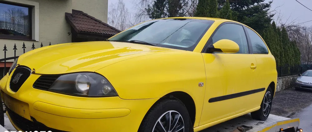 śląskie Seat Ibiza cena 6666 przebieg: 127900, rok produkcji 2005 z Biała